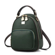 Women's PU Leather Mini Backpack - Small Capacity Casual Urban Bag Wicked Tender