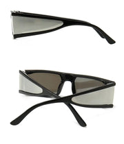Flat Top Shield Sunglasses - Medium Flat Top Sunglasses Womens Black Kim Kardashian Sunglasses Wicked Tender