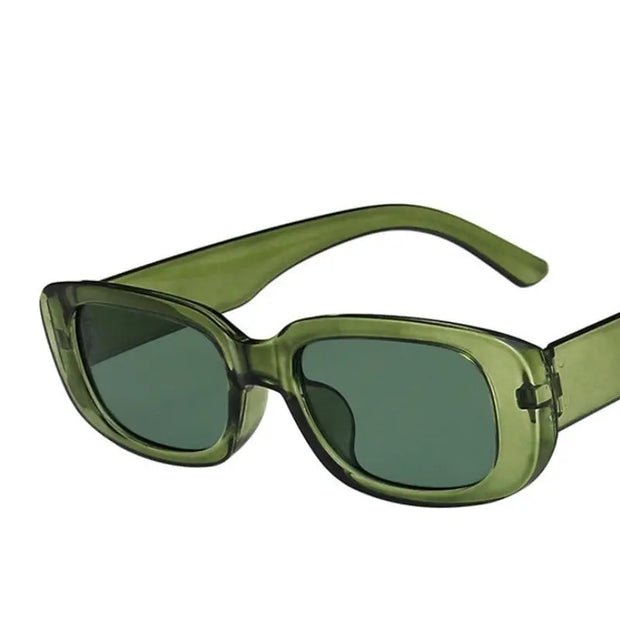 Womens Rectangle Sunglasses  - Small Retro Rectangle Sunglasses for Women Wicked Tender